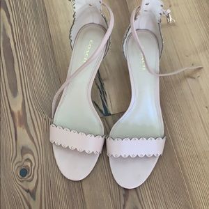 Blush COACH heels